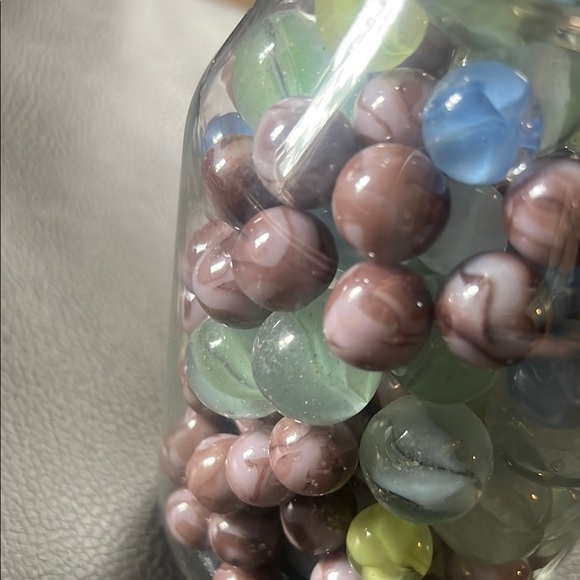 Jar of Mixed Marbles - Picture 2 of 3